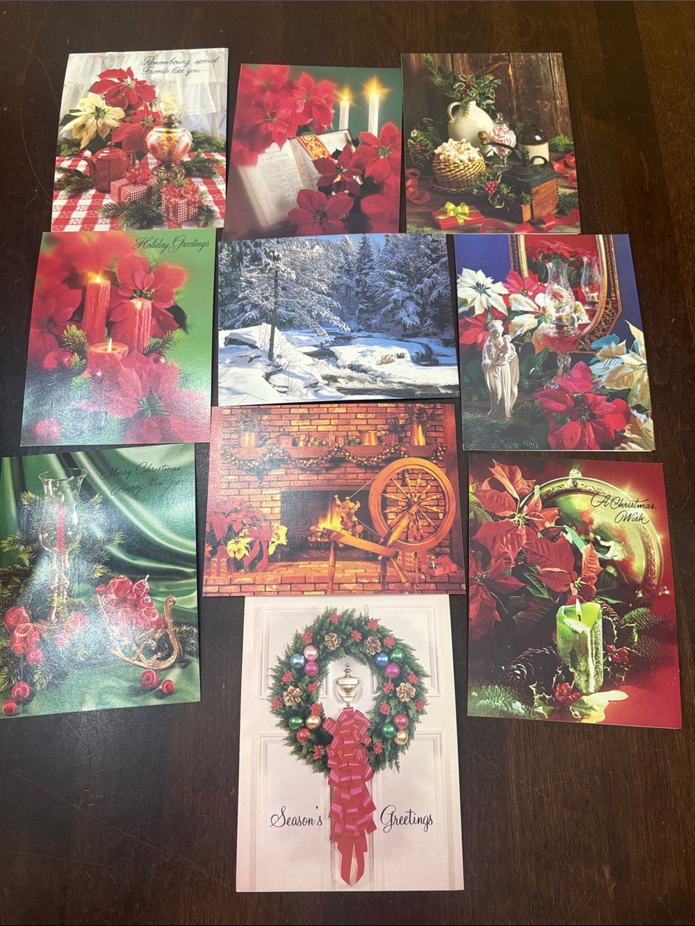 10 Vintage Holiday Greeting Cards